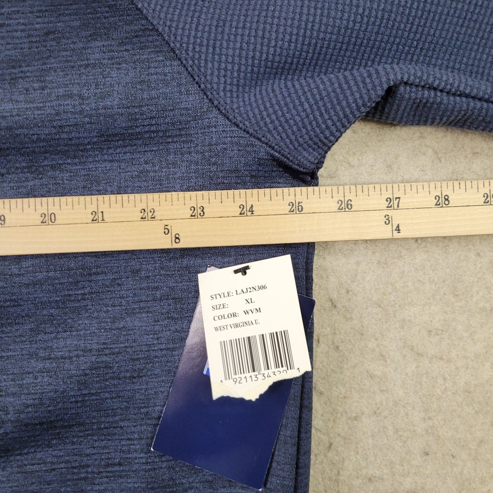 University of West Virginia G-III Full Zip Jacket Mens XL Blue Performance NEW - Picture 7 of 9